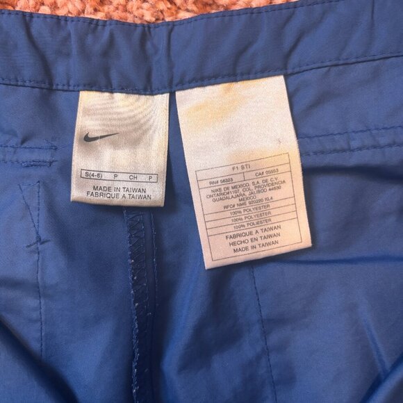 Nike Women’s Blue Scrub Pants Size Small S - Zip Up Front w/ Pockets - Picture 2 of 5